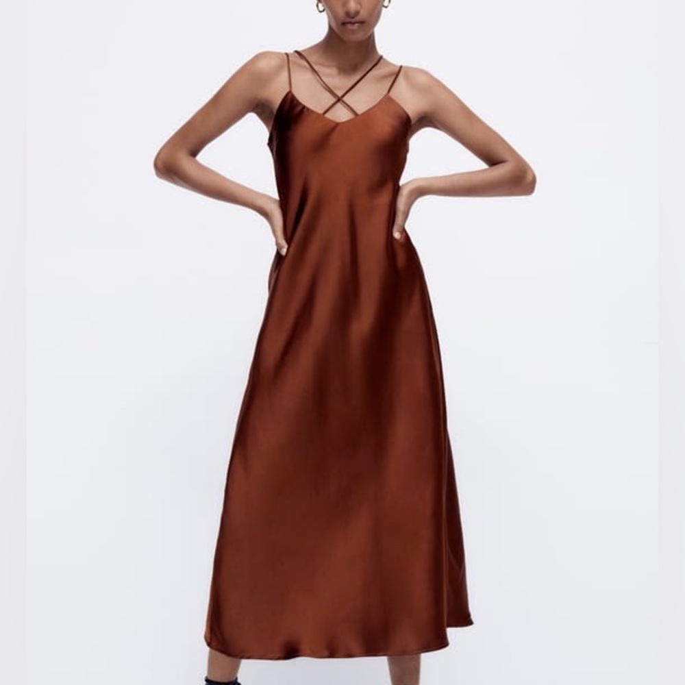 Zara Satin Dress